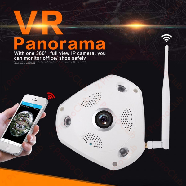360° IP 3D камера CCTV с Wi Fi - 360° ъгъл на заснемане и нощно виждане IP6